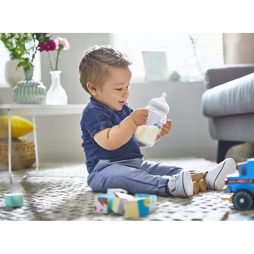 Bình Sữa Philips Avent Bằng Nhựa Trong Suốt Bền Bỉ Cho Bé