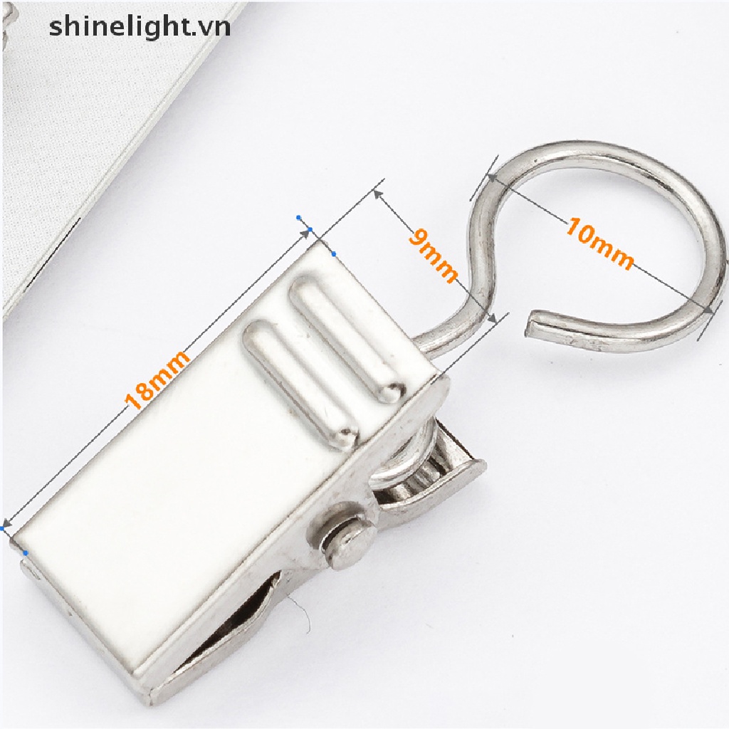 Bộ 50 Móc Kẹp Rèm Cửa Sổ Bền Chắc Tiện Dụng Cho Gia Đình