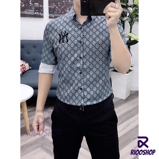 [XẢ KHO] Áo sơ mi nam nữ tay dài họa tiết cực đẹp 5D cao cấp RSM059