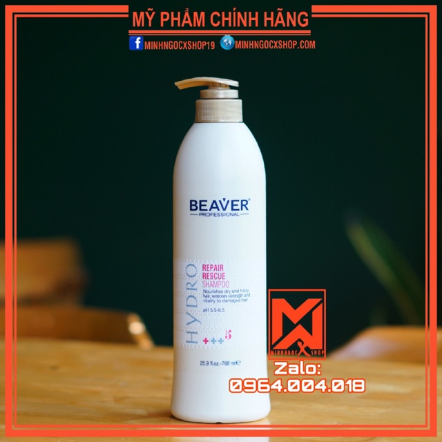 Dầu Gội Tái Tạo Beaver Repair Rescue +++5 768ML-Chính Hãng