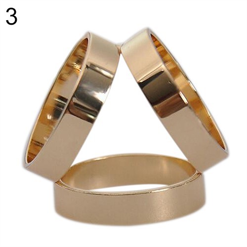 Khuy cố định khăn quàng cổ thiết kế 3 chiếc nhẫn thời trang