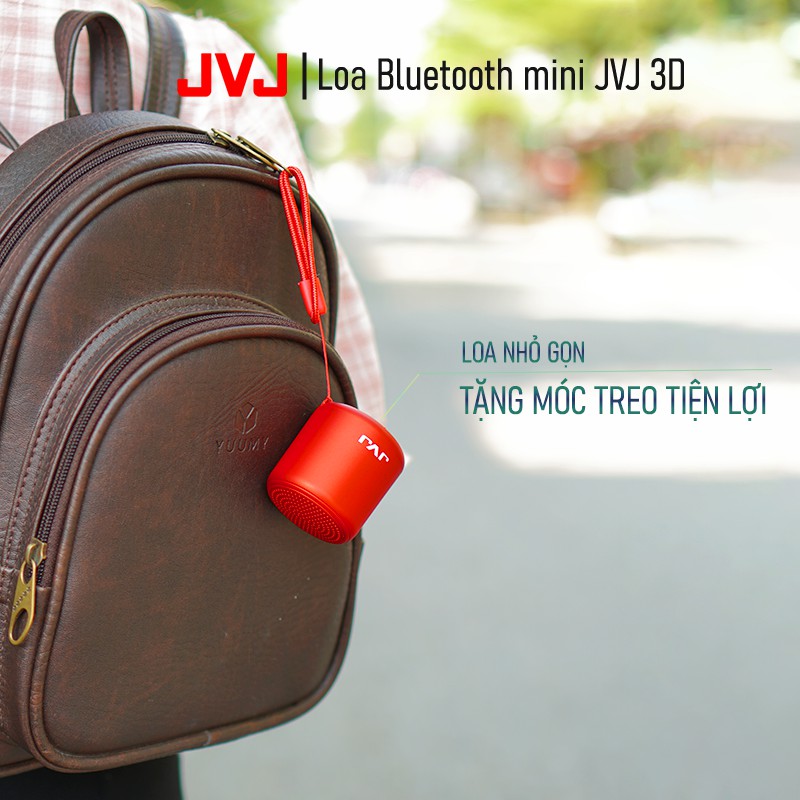 Loa bluetooth mini JVJ 3D BLT Speaker di động Không Dây - Âm Thanh Nổi Siêu Bass bỏ túi mang tiện lợi, Màu sắc yêu thích