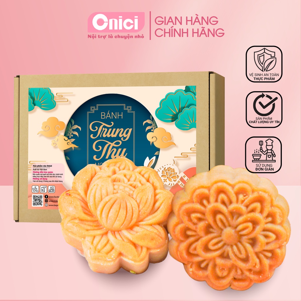 Bánh trung thu Bếp Của Mẹ ONICI combo 2 cái 6 vị thơm ngon
