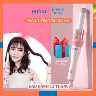 Máy Uốn Tóc - Làm Xoăn Xoay Tự Động 360 Độ Tạo Kiểu Uốn Tóc Gợn Sóng VIVID & VOGUA - BH 1 Năm