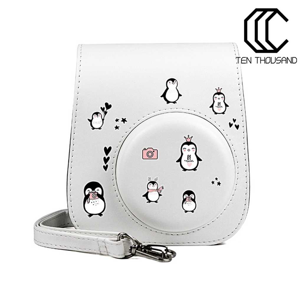 Set 5 miếng dán trang trí máy ảnh Fuji Instax Mini11 họa tiết hoạt hình