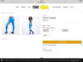 Quần tập Puma SALE