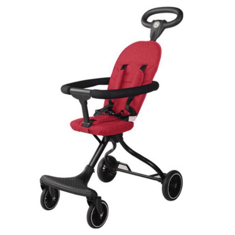 Xe đẩy đi dạo cao cấp gấp siêu gọn nhẹ, ghế ngồi đệm V2