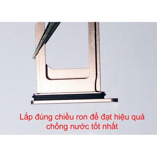 Ron Cao Su Chống Nước Gắn Cho Khay Sim iPhone
