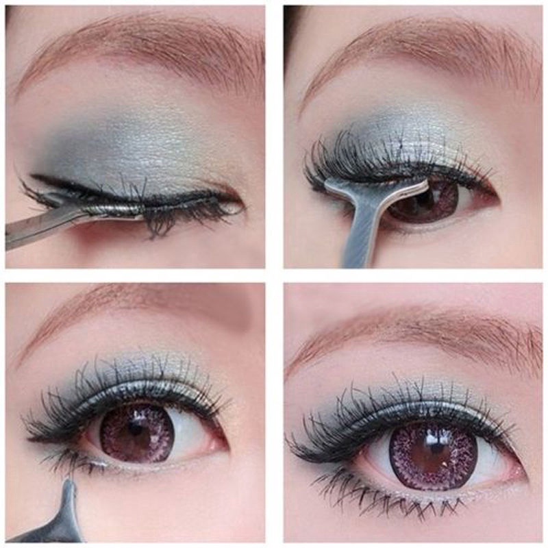 Bộ Nhíp Gắn Mi Giả Bằng Thép Không Gỉ Đa Năng