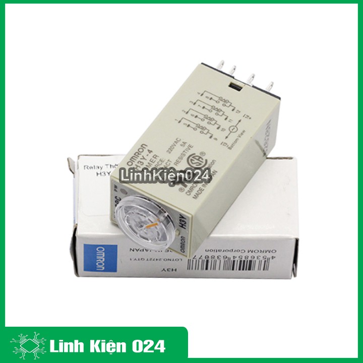Relay Thời Gian Timer Omron H3Y-4 14P 220V
