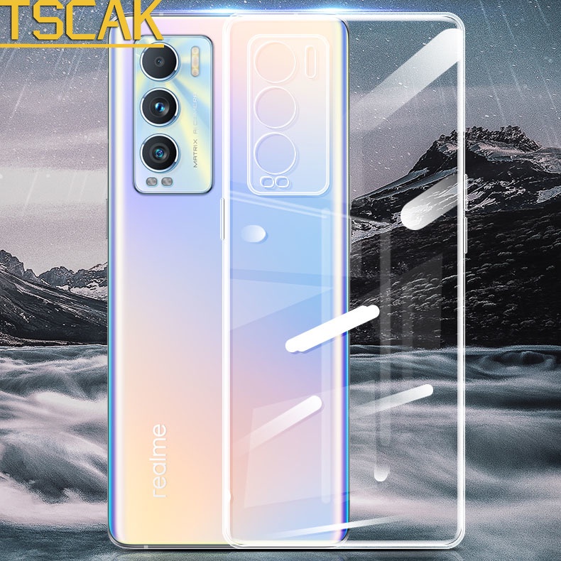 Ốp điện thoại TPU silicone trong suốt cho Realme 8 Pro C21 C21Y C25 C25S C20 Q3I Q3 Pro Carnival Gt Explorer Master