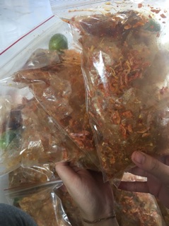 Bánh tráng sấy sa tế tắc tép
