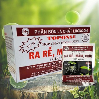 Phân bón kích ra mầm, chồi, rễ cực mạnh TOPONSU- gói 20gr- chuyên cho cây cắt cành, ghép, giâm