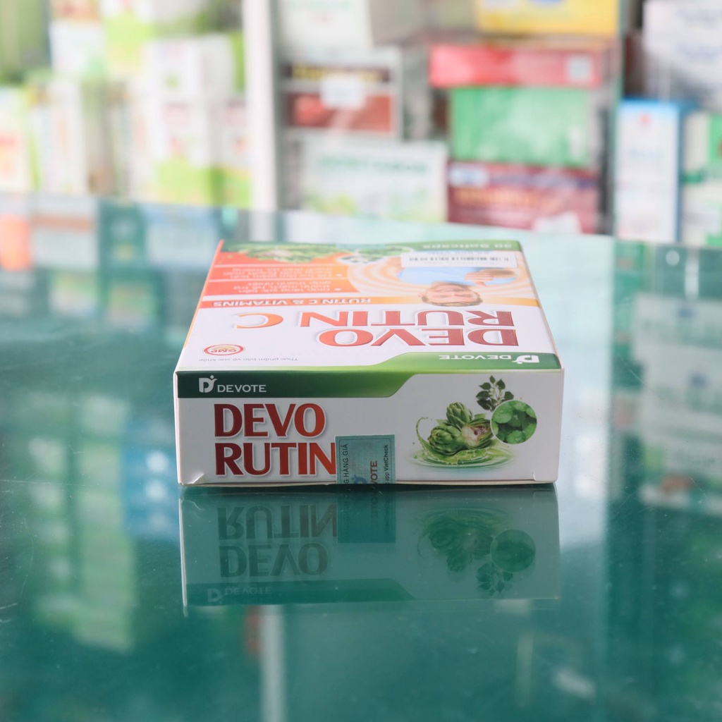 Devo Rutin C – Hỗ trợ làm giảm tình trạng xuất huyết mao mạch dưới da, tăng sức bền thành mạch