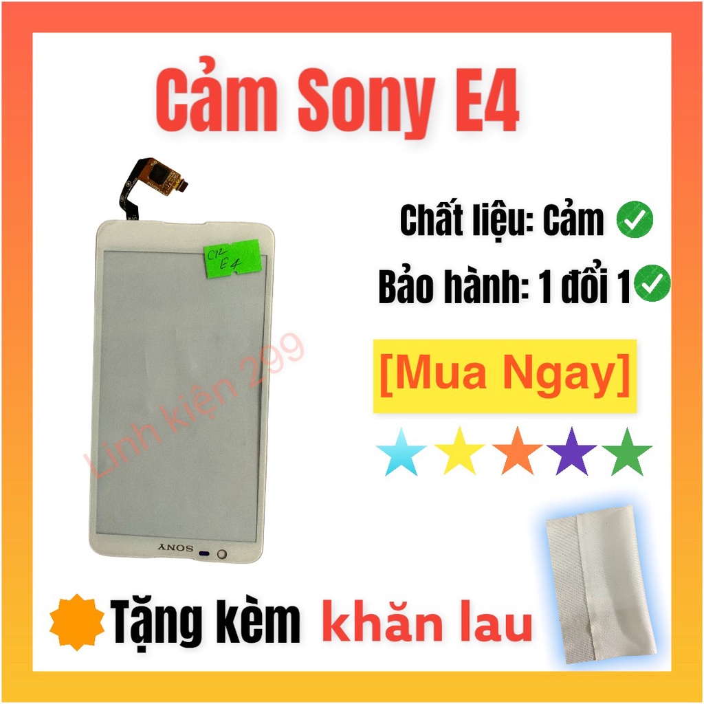 Cảm ứng điện thoại SONY E4 đủ màu