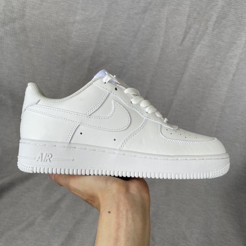 Af1 trắng full hàng cao cấp, af1 full white cao cấp, giày thể thao sneaker nam nữ, lót CODE