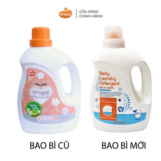 Nước giặt xả quần áo sơ sinh wessercan 3000ml làm mềm vải, loại mùi hôi - ảnh sản phẩm 4