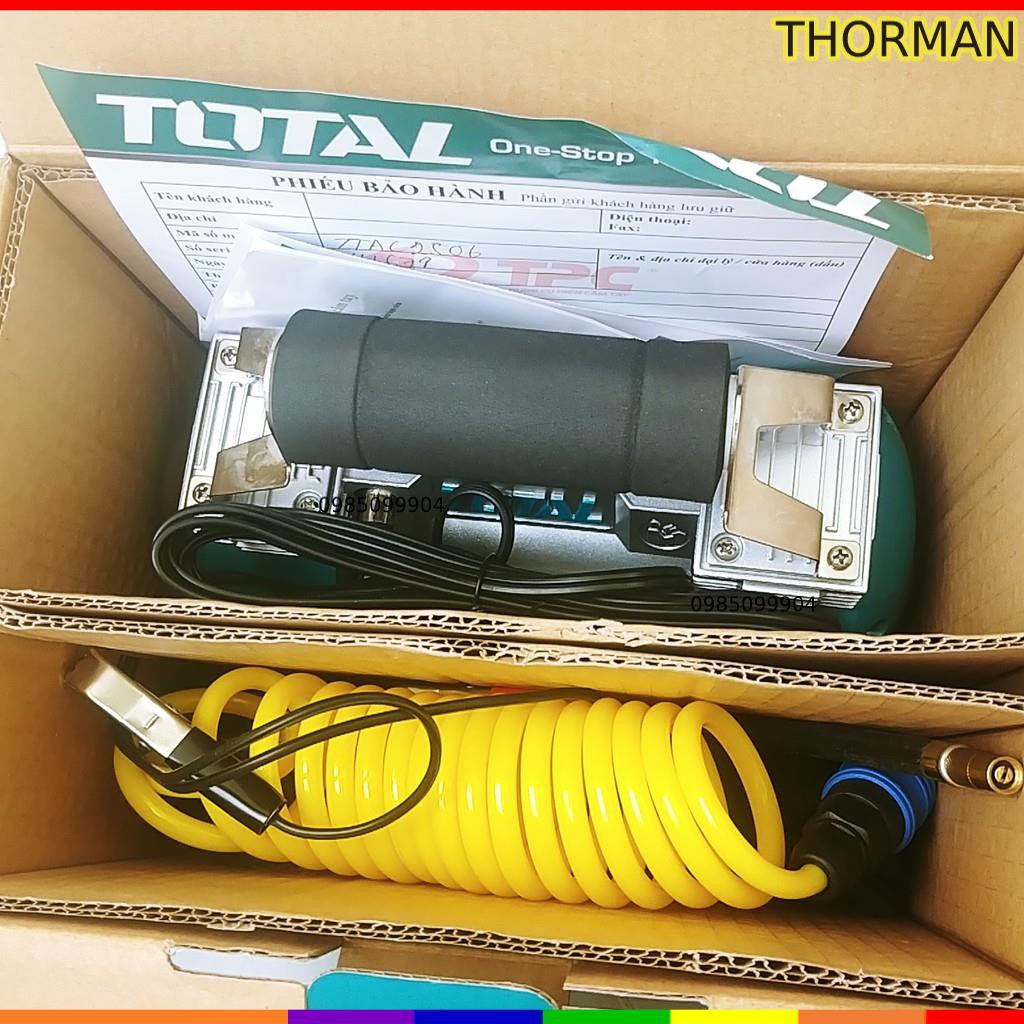 12V Máy bơm hơi lốp xe ô tô Total TTAC2506T