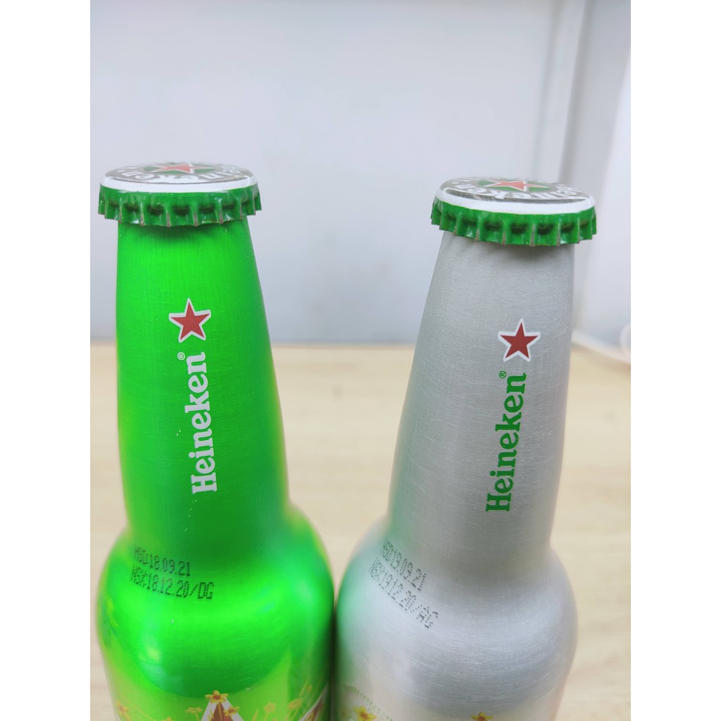 bia heineken chai nhôm 300ml  5% độ cồn ( 1 chai - nhôm )