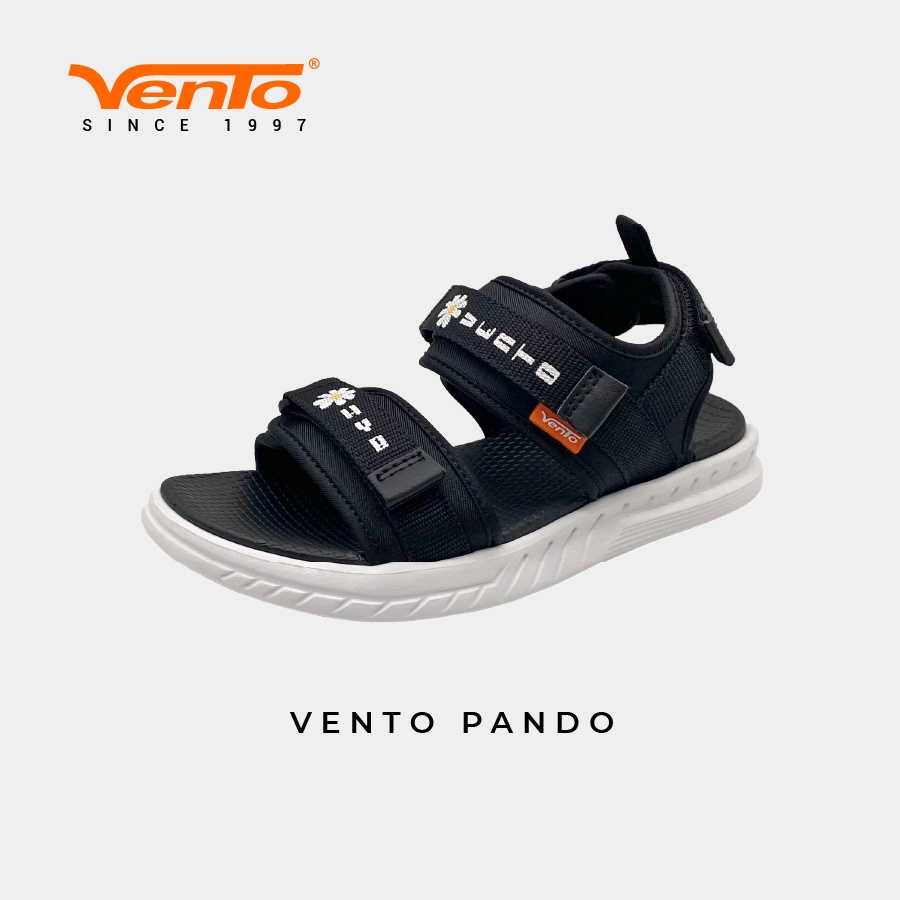 Giày dép Sandal Vento PANDO Teen Nữ/Trẻ em màu Đen đi học/đi chơi NB136