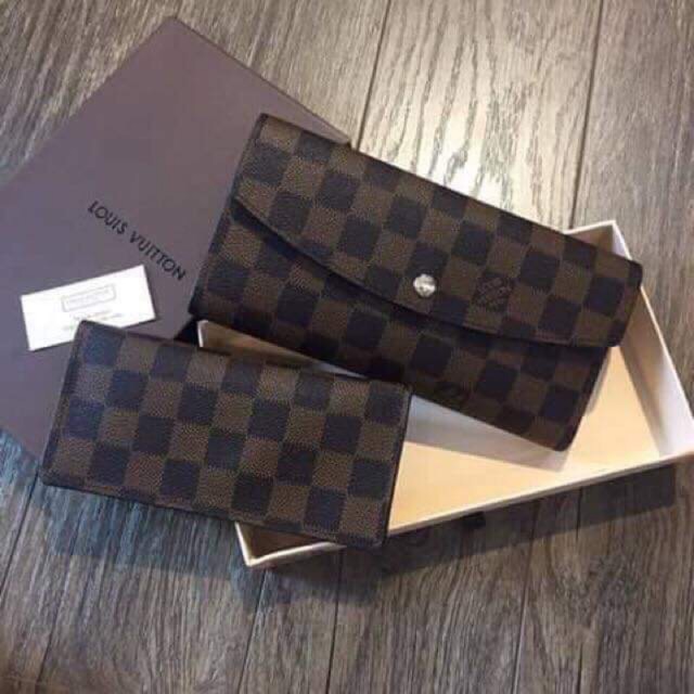 Ví cầm tay LV( sét ví đôi) kèm hộp