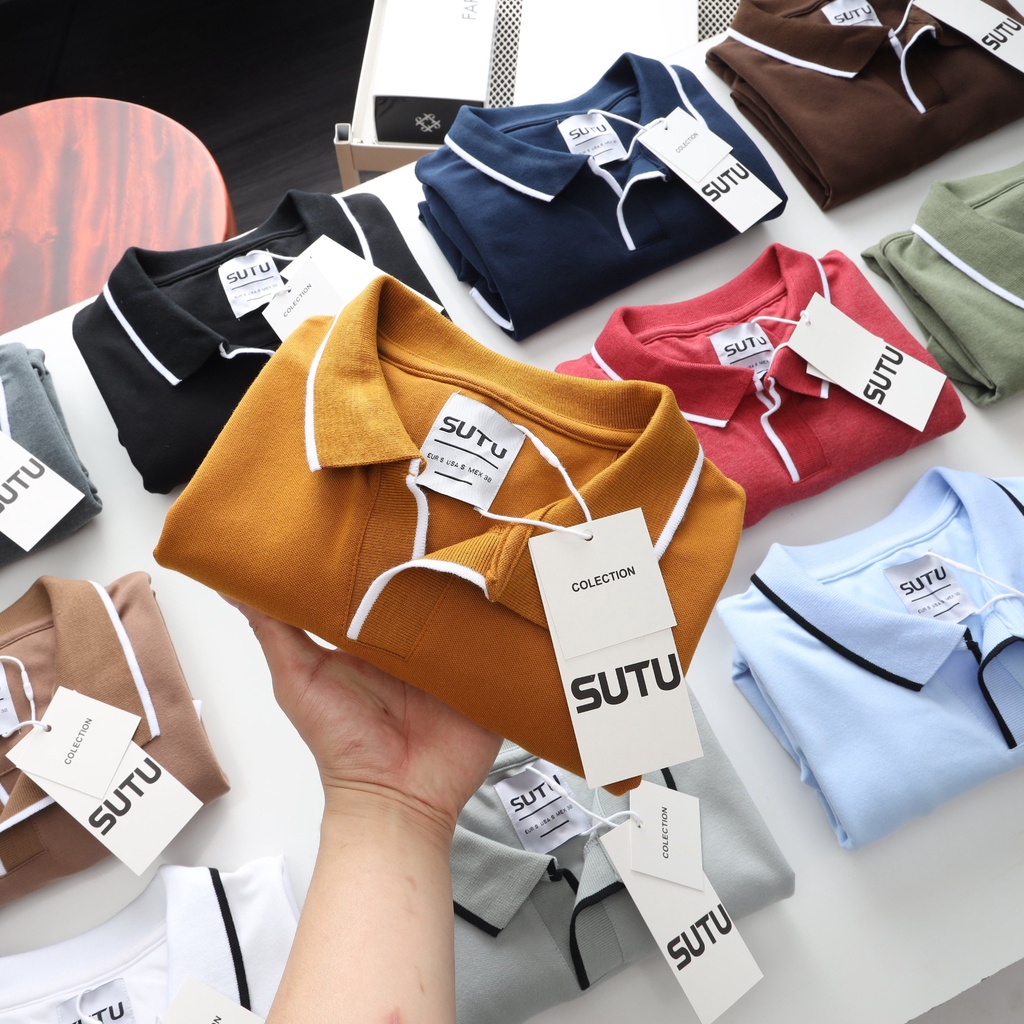 [ SALE SIÊU KHỦNG ] Áo POLO nam cổ bẻ ngắn tay phối viền dáng slimfit, chất cotton co giãn 4 chiều cao cấp - W REAL M | BigBuy360 - bigbuy360.vn