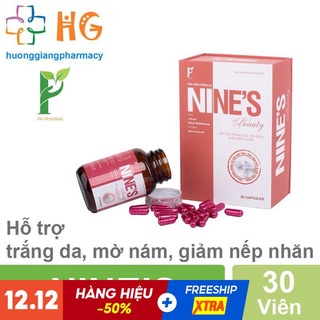 Viên Uống Trắng Da, Mờ Nám, Giảm Nếp Nhăn Nines Beauty