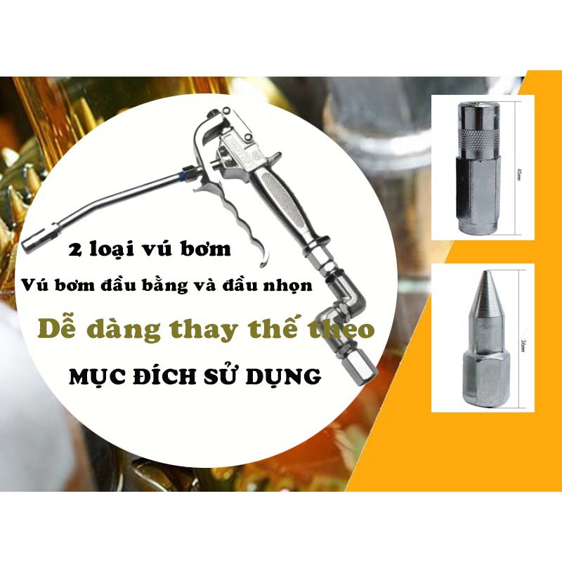 Súng bơm mỡ HCG-600