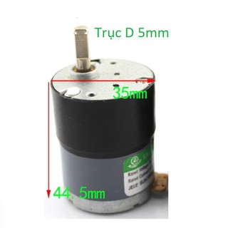 Motor giảm tốc siêu khoẻ, 6-9V, 70-110 vòng-phút, trục D