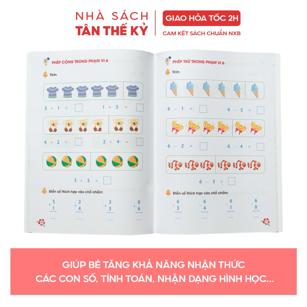 Sách Bé học toán (Hành trang cho bé tự tin vào lớp 1)