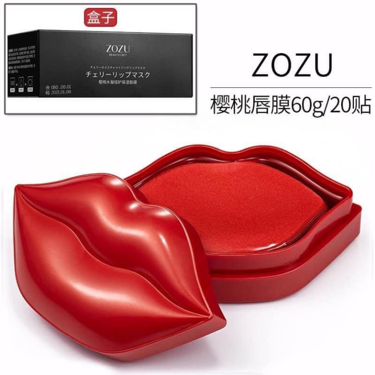 Một Hộp 20 Miếng Mặt Nạ Dưỡng Môi Hiisees Chiết Xuất Hoa Hồng