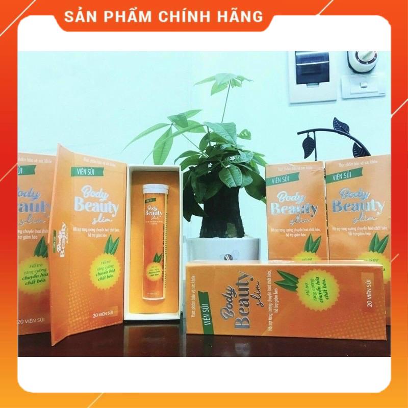 [Mua 3Tặng 1]Viên sủi Giảm Cân Body Beauty Slim Giảm Cân Nhanh  An Toàn Cho Sức Khỏe HỘP 20 VIÊN