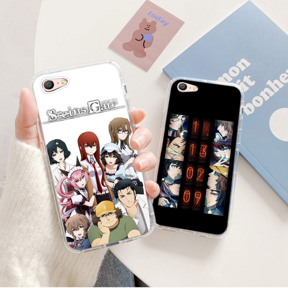 Ốp Điện Thoại Mềm Trong Suốt Hình Anime Steins Gate 284c Cho Oppo A12 A12e A1k A37 Neo 9 A39 A57 A3s A5 2018 A5 A9 2020 A52 A53 A72 A92