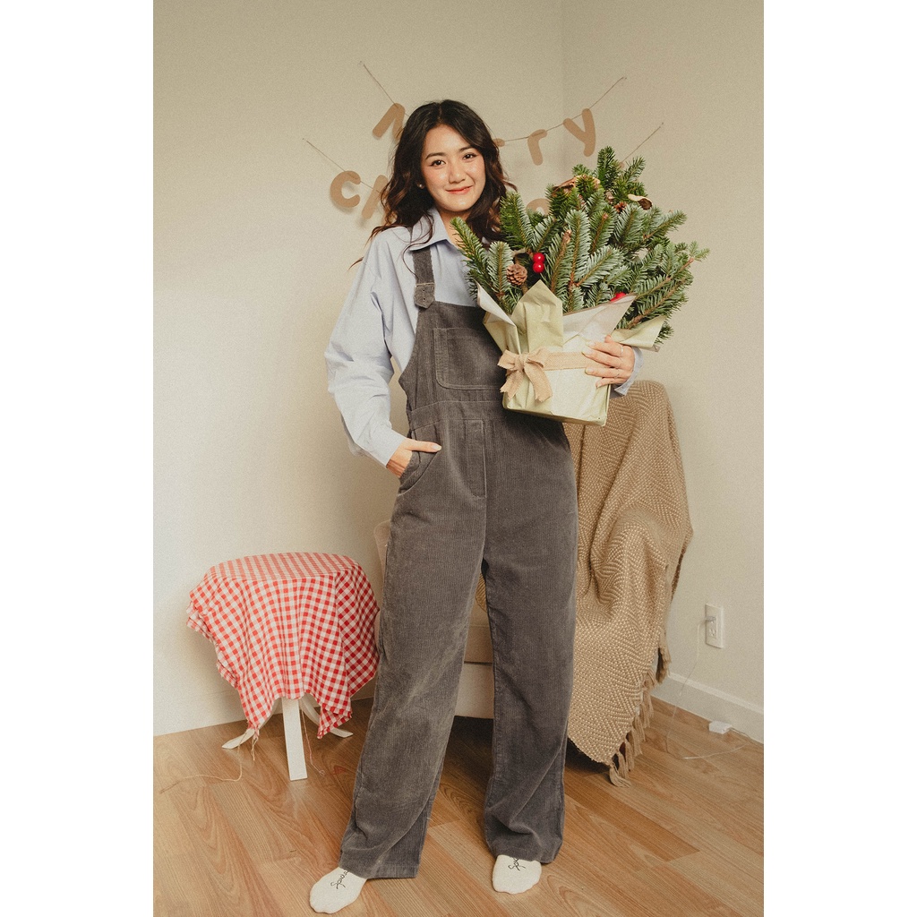 Yếm nhung tăm màu tím LENCLOTHING 829100