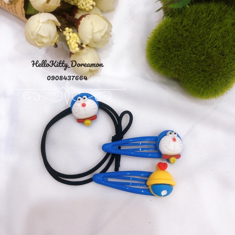 SET 4 MÓN CỘT VÀ KẸP DOREAMON