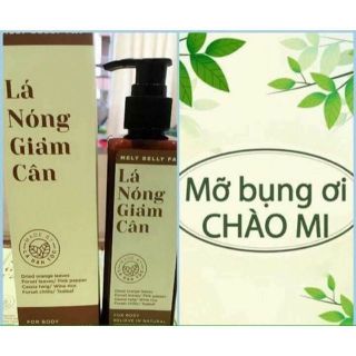 LÁ NÓNG GIẢM CÂN TAN MỠ