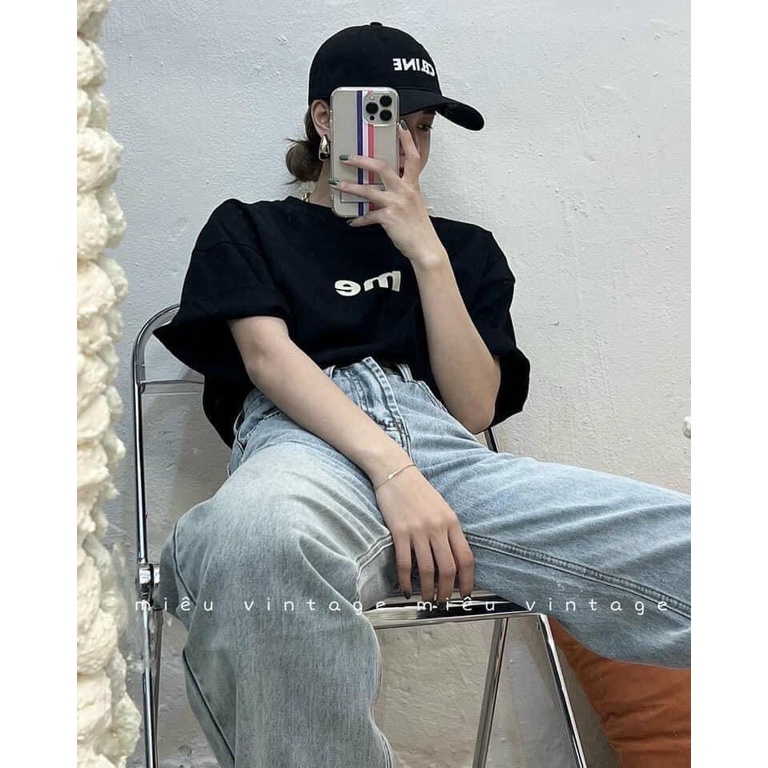 Áo phông áo thun form rộng nam nữ unisex freesize nhiều màu chữ me - ZADOLA FASHION