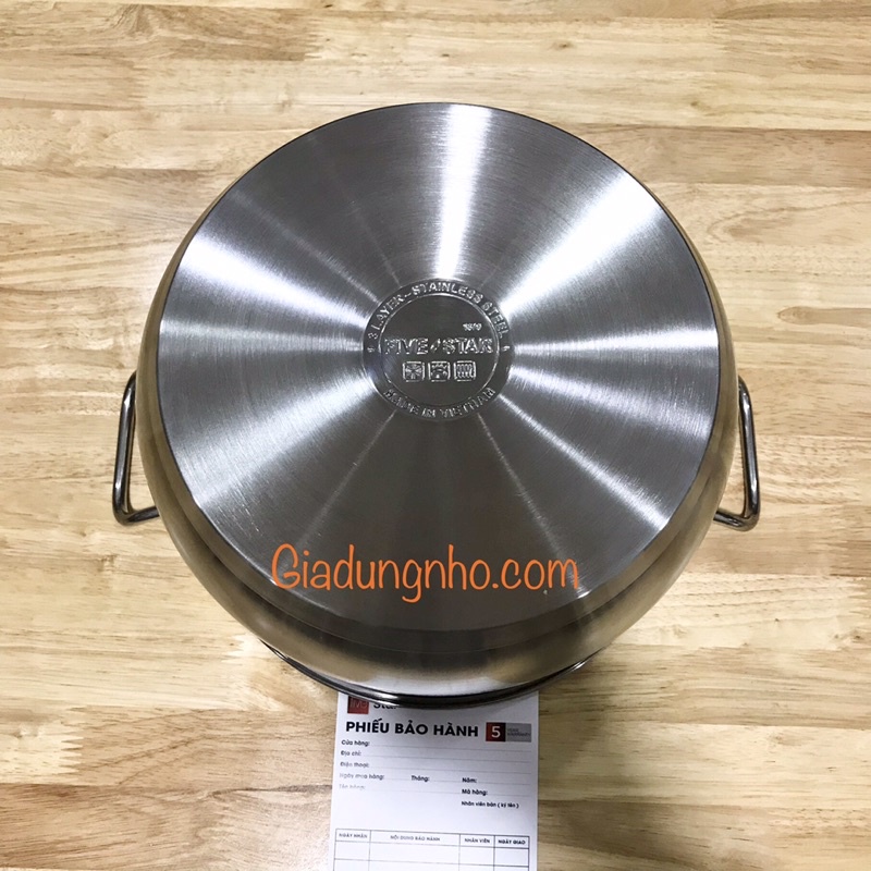 Nồi inox Fivestar 26cm chính hãng