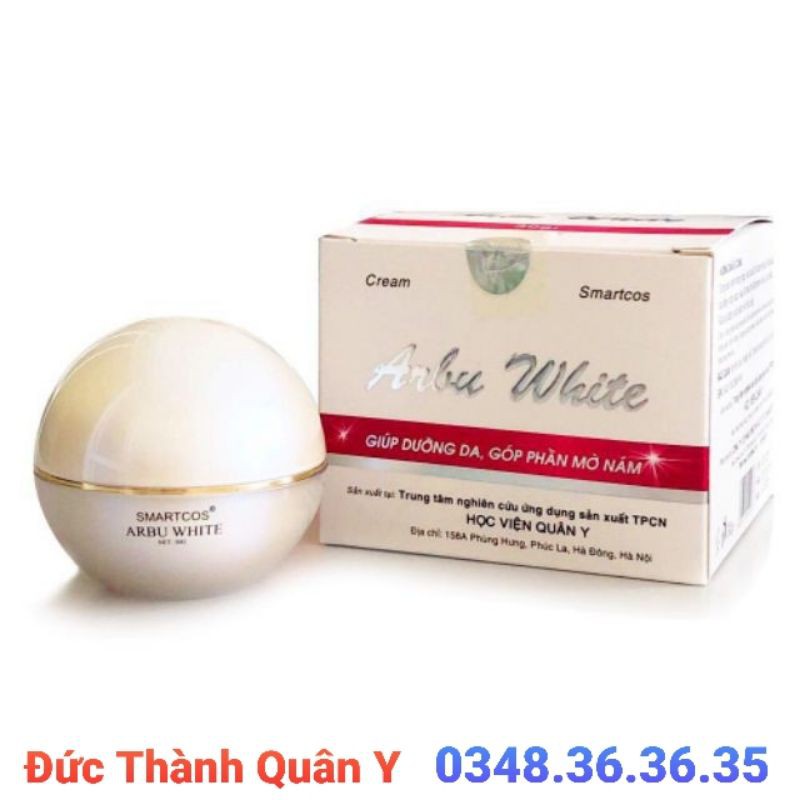 Kem Dưỡng Da Smartcos Arbu White - Học viện Quân Y