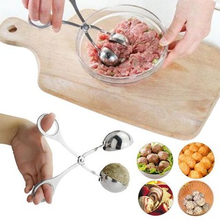 Dụng Cụ Làm Thịt Viên Cá Viên Inox |Dụng Cụ NẶN CÁ THỊT VIÊN - LOẠI INOX KHUÔN TRÒN