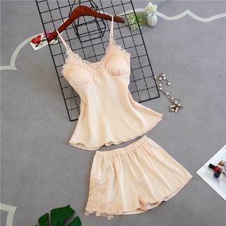 Bộ ngủ 2 dây lụa