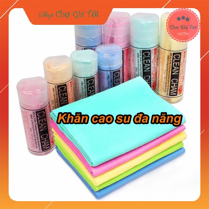 Khăn lau cao su đa năng Clean Cham lau xe ô tô tắm chó mèo