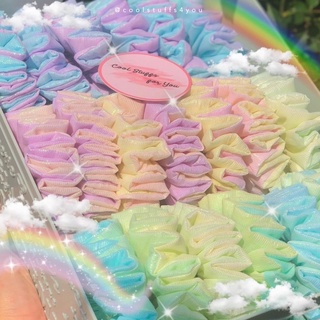 Đồ buộc tóc scrunchies tone màu 🌈cầu vồng siêu hot