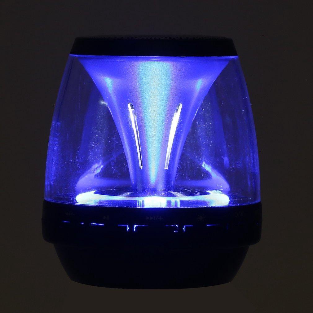 Loa bluetooth không dây mini có đèn LED hỗ trợ đọc thẻ nhớ TF