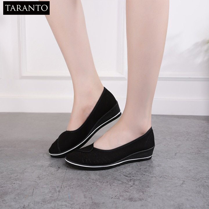 Giày búp bê đi bộ cực êm chân TARANTO TRT-GBBNU-01-DE | BigBuy360 - bigbuy360.vn