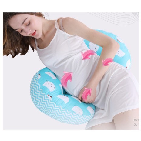 [lOẠI ĐẸP] Gối Chặn, Gối Đa Năng Cho Bà Bầu Đỡ Bụng, Chống Mỏi Lưng
