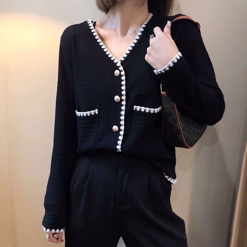 Áo Cardigan len áo Khoác Len Nữ Dệt Kim Tay Dài Ulzzang Chất Motoghi Hàng Quảng Châu Cao Cấp Xiaozhainv vn T2A8 | BigBuy360 - bigbuy360.vn