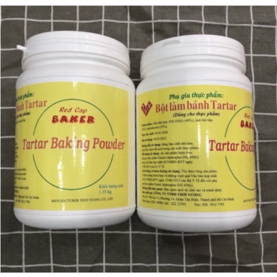 Bột bông lòng trắng trứng Cream of Tartar / Tartar Baking Powder 1.35kg (Mẫu mới)