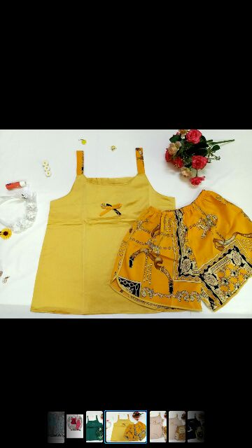 Bộ đồ lụa satin hai dây mặc ngủ | BigBuy360 - bigbuy360.vn