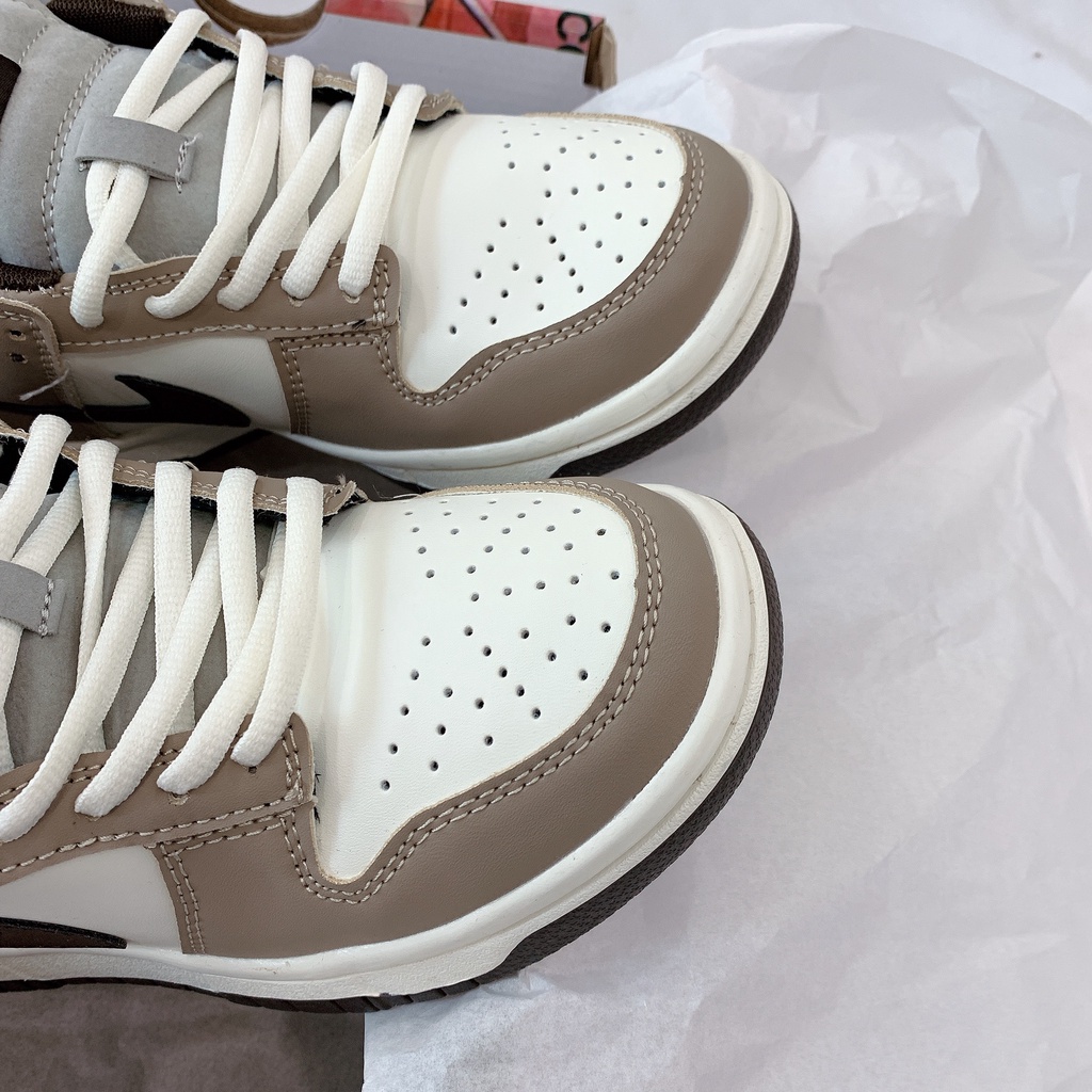 Giày Thể Thao Nam Nữ Ngô Thắng SB Kem Nâu